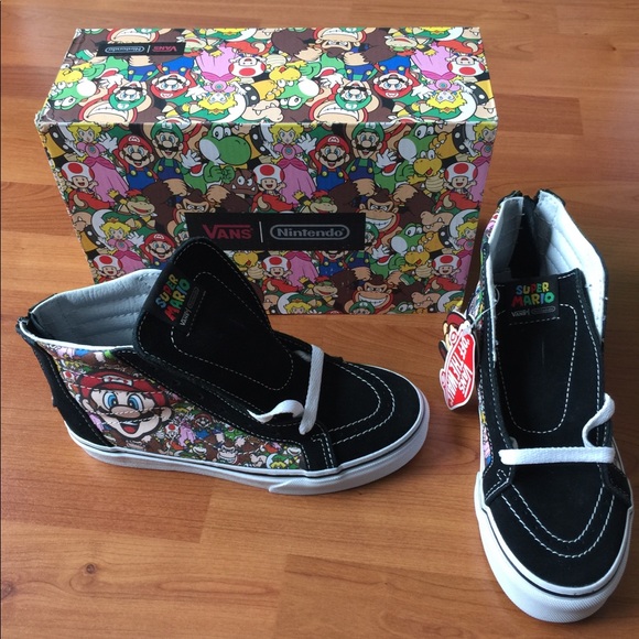 super mario vans kids